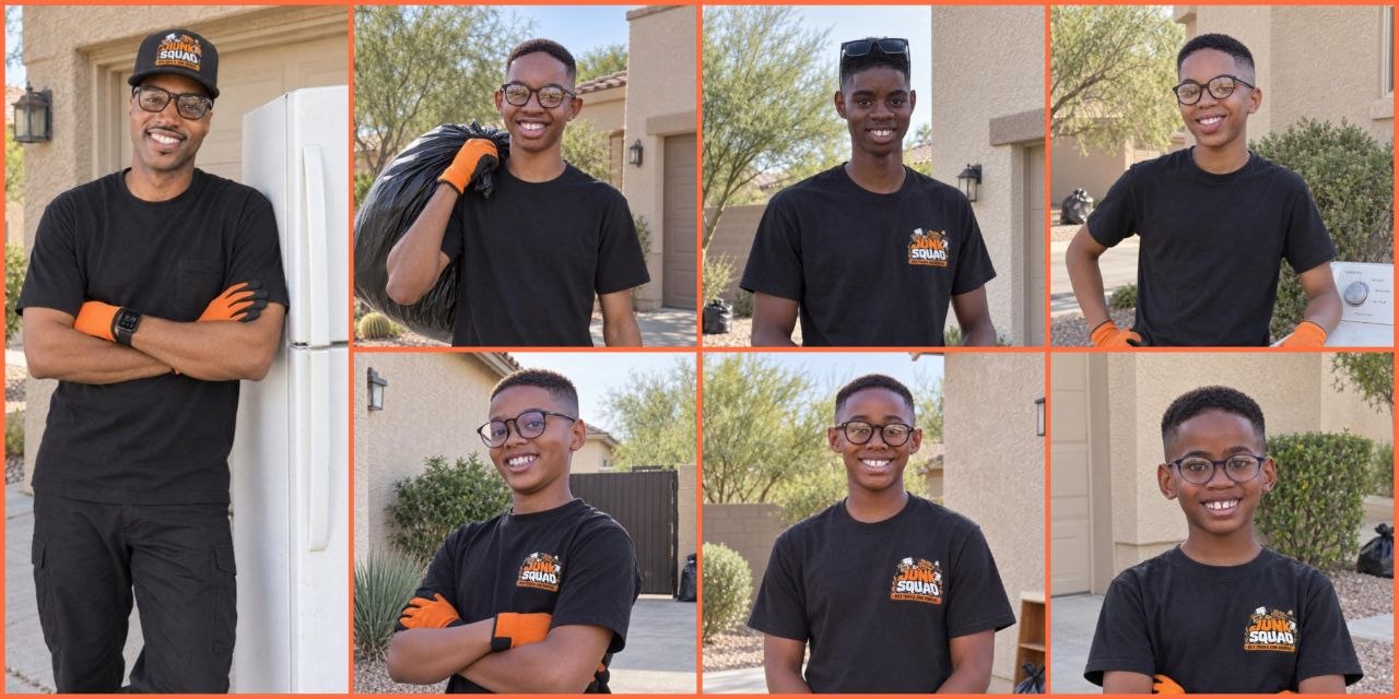 The Junk Squad father and seven sons